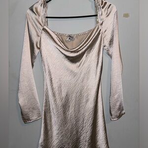 Princess Polly mini Cowl neck slip dress